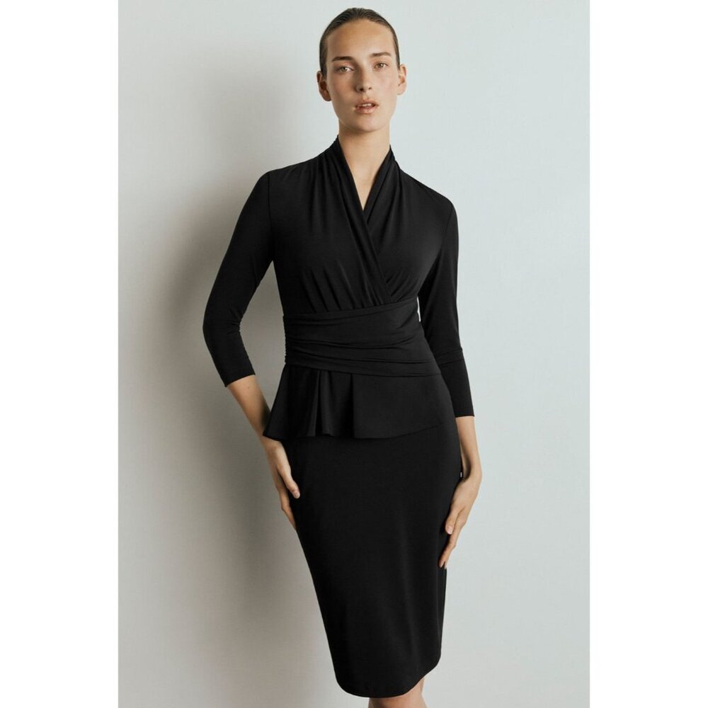 Chic Black Long Sleeve Dress